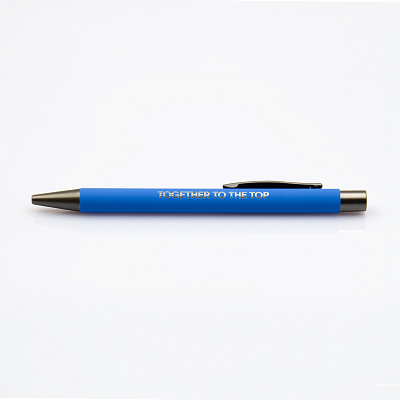 Ручка шариковая Direct Mirror (голубой)