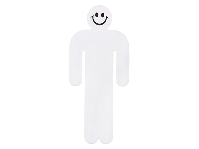 Закладка для книг Он (Белый/черный)