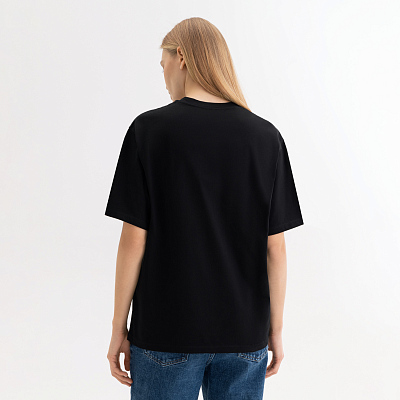 Футболка унисекс RUST, 100% хлопок, 240 гр., черная