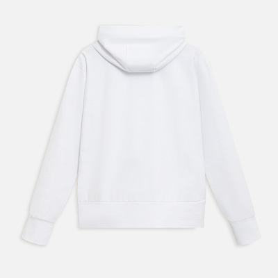 Худи с капюшоном, унисекс  ALEX белый, размер S