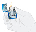 Зажигалка ZIPPO White Tiger с покрытием High Polish Blue, латунь/сталь, синяя, 38x13x57 мм - Фото 5