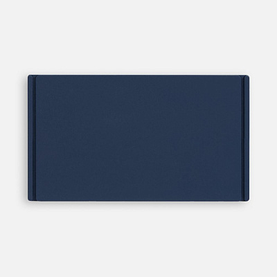 Лейбл из ПВХ Dzeta, M, темно-синий (Тёмно-синий)