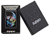 Зажигалка ZIPPO Skull Design с покрытием Black Matte, латунь/сталь, черная, 38x13x57 мм - Фото 6