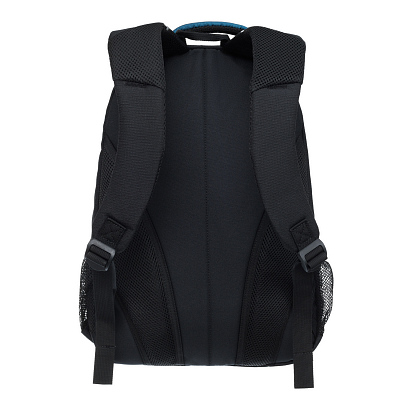 Рюкзак TORBER ROCKIT с отделением для ноутбука 15.6", чёрный/синий, нейлон, 32 х 14 х 50 см, 22л