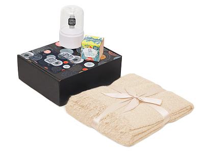 Подарочный набор Re:y. Grow с пледом, увлажнителем и набором для выращивания (Бежевый)