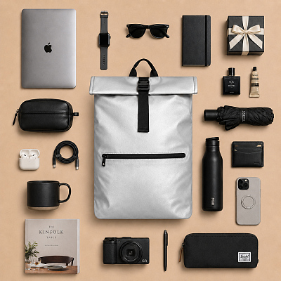 Рюкзак SKYPACK, Серебряный