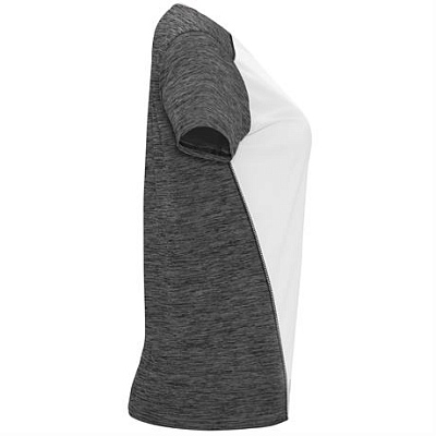 Спортивная футболка ZOLDER WOMAN женская, БЕЛЫЙ/ПЁСТРЫЙ ЧЕРНЫЙ 2XL