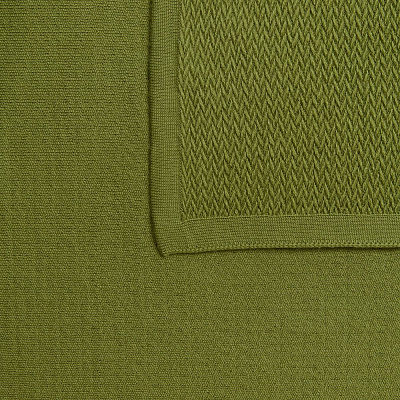 Плед Ornato, зеленый (лавровый)