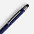 Ручка шариковая Atento Soft Touch со стилусом, темно-синяя - Фото 3