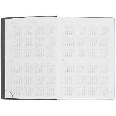 Ежедневник Mobile на заказ, недатированный, черно-красный