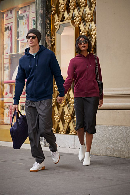 Толстовка на молнии с капюшоном женская Queen, красная