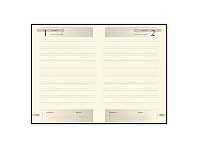 Ежедневник А5 полудатированный Imperium