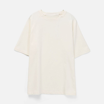 Футболка оверсайз унисекс Avenu, молочно-белая