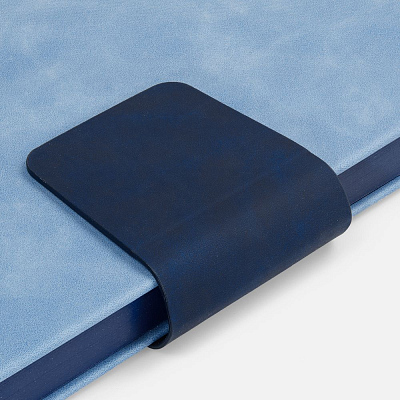 Ежедневник Grande Strap на заказ, датированный, голубой