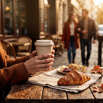 Стакан "Natural bamboo" 450 мл, бежевый