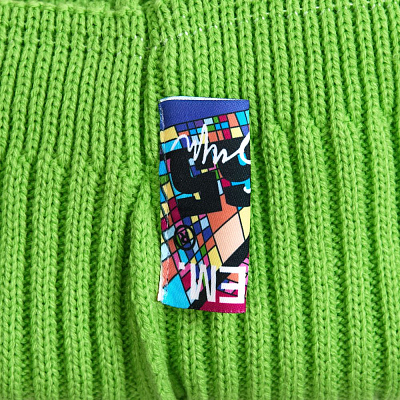 Лейбл тканевый Epsilon, L, белый