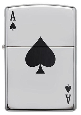Зажигалка ZIPPO Сlassic с покрытием High Polish Chrome, латунь/сталь, серебристая, 38x13x57 мм