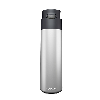 Умная бутылка-термос Aquame 2.0, серебро