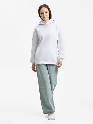 Худи унисекс оверсайз Daylero, белое
