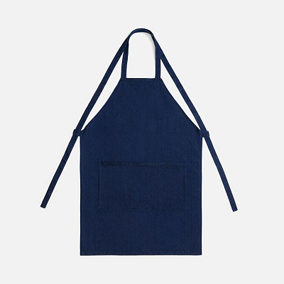 Фартук джинсовый E2, синий (Джинс)