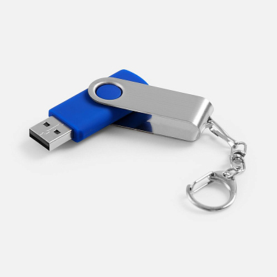 Флешка Twist, синяя, 8 Гб (Синий)