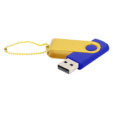 Флешка Designer To Go 2.0 USB 16Gb  (Синий/желтый)