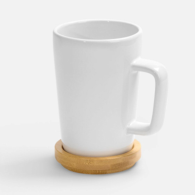 Кружка Vierra с крышкой-костером, белая