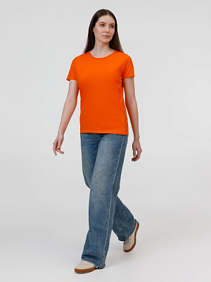 Футболка женская E190 оранжевая