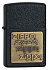 Зажигалка ZIPPO Classic с покрытием Black Crackle™, латунь/сталь, чёрная, матовая, 38x13x57 мм - Фото 1