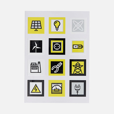 Стикерпак UV-DTF Industry энергетика