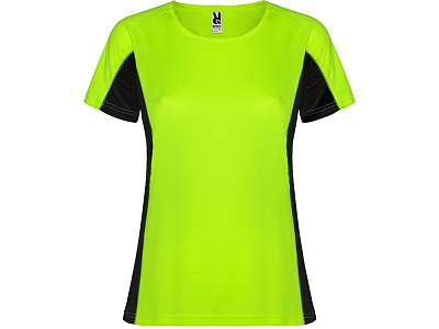 Спортивная футболка Shanghai женская (Неоновый зеленый/черный)