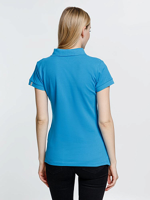Рубашка поло женская Virma Premium Lady, бирюзовая