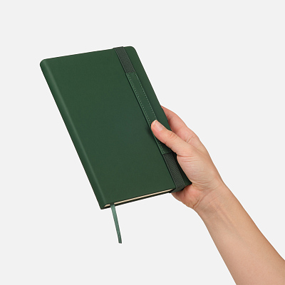 Ежедневник Альфа (Alpha) недатированный, зеленый/оливковый