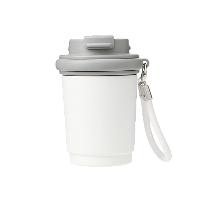 Термокружка вакуумная Sydney, белая (Белый, серый)