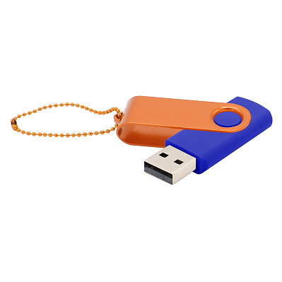 Флешка Designer To Go 2.0 USB 16Gb  (Синий/оранжевый)