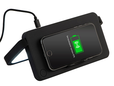 Беспроводная зарядка с лампой и подставкой Robo, 10 Вт