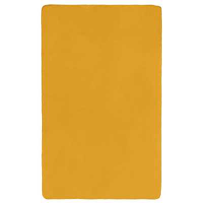 Флисовый плед Warm&Peace XL, желтый