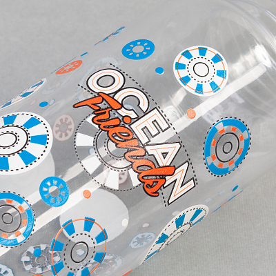 Бутылка для воды "Ариэль" 600 мл, белый