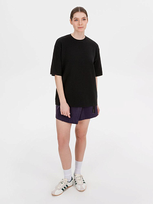 Джемпер с коротким рукавом Siluetti Volumica, черный