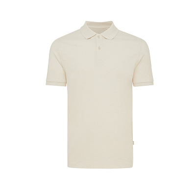 Рубашка поло Iqoniq Yosemite из переработанного хлопка-пике, унисекс, 220 г/м² (Неокрашенный хлопок;)