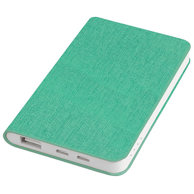 Универсальный аккумулятор "Provence" (5000mAh),зеленый,7,5х12,1х1,1см, искусственная кожа,пл (Зеленый)