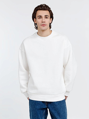 Свитшот оверсайз унисекс True Self, молочно-белый (Белый)