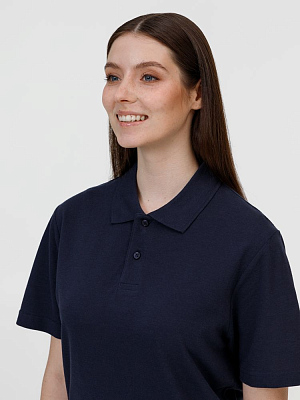 Рубашка поло унисекс Pulse, кобальт (темно-синяя)