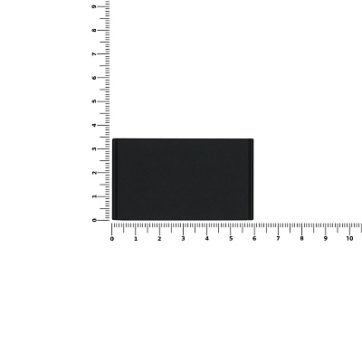 Лейбл из ПВХ Dzeta, M, черный