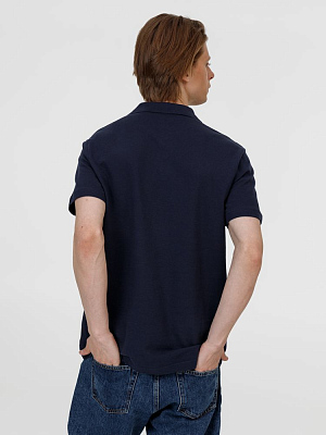 Рубашка поло унисекс Pulse, кобальт (темно-синяя)