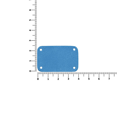 Лейбл Latte, S, голубой