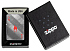 Зажигалка ZIPPO Ace Design с покрытием Brushed Chrome, латунь/сталь, серебристая, 38x13x57 мм - Фото 6