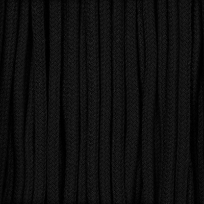 Круглый шнур Lasso XL, оранжевый неон, 190 см (Чёрный)