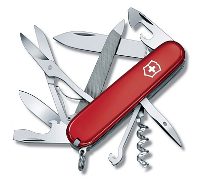 Нож перочинный VICTORINOX Mountaineer, 91 мм, 18 функций  (Красный)