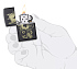 Зажигалка ZIPPO Gambling Design с покрытием Black Matte, латунь/сталь, чёрная, матовая, 38x13x57 мм - Фото 5